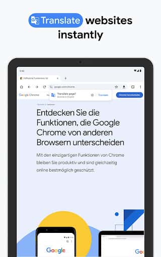 Mise à jour Google Chrome dernière version - Capture d'écran Android 27