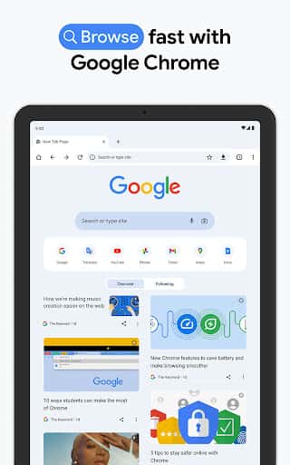 Mise à jour Google Chrome dernière version - Capture d'écran Android 25